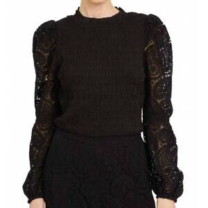 NEW CABALLERO arabella top in black